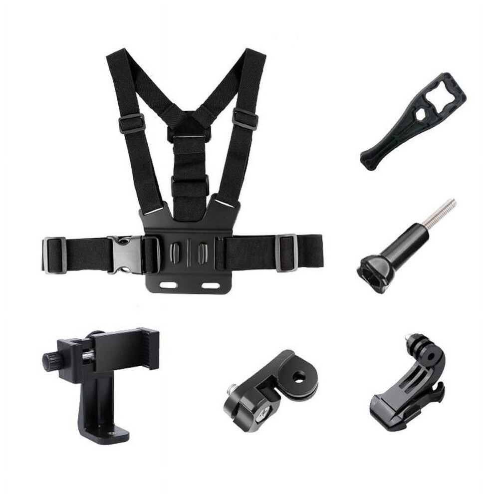 Adjustable Chest Mount Harness Strap Black 900881890533