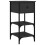 vidaXL bedside table black engineered wood 34x36x70 cm 2
