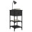 vidaXL bedside table black engineered wood 34x36x70 cm 3