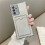 Samsung Galaxy A52 case with card slot grey 4