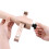 Leather cutting tool wooden handle adjustable with 5 blades 5