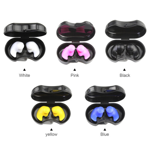 Swimming Ear Plugs Silicone Waterproof Reusable