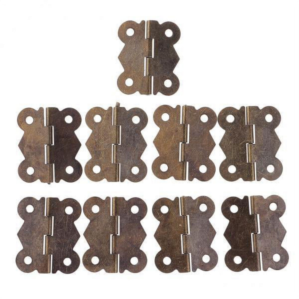 Antique Bronze Mini Butterfly Hinges 31X25mm 3 Pcs 963904267613