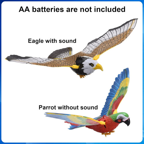 Flying Bird Cat Toy Electronic Sound 2pcs 1