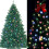Outdoor solar string lights 6.5m 50 LED flower design with 5