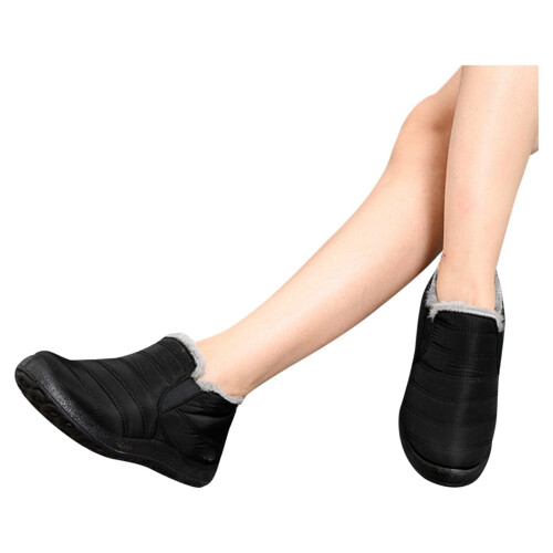 Botas de neve femininas com largura extra, tamanho 10. 2