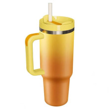 Meoky stainless steel tumbler 40 oz leak-proof insulated