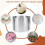 Stainless Steel Adjustable Cake Pan 6-12 Inch 6