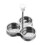 Stainless Steel Egg Poacher Pan Nonstick 3-Cup 1