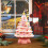 VISALY Small Christmas Tree with Lights Green Vintage 1