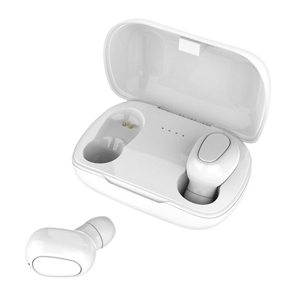 Bluetooth 5.0 Tws Wireless Earbuds With Charging Case White 900881883016