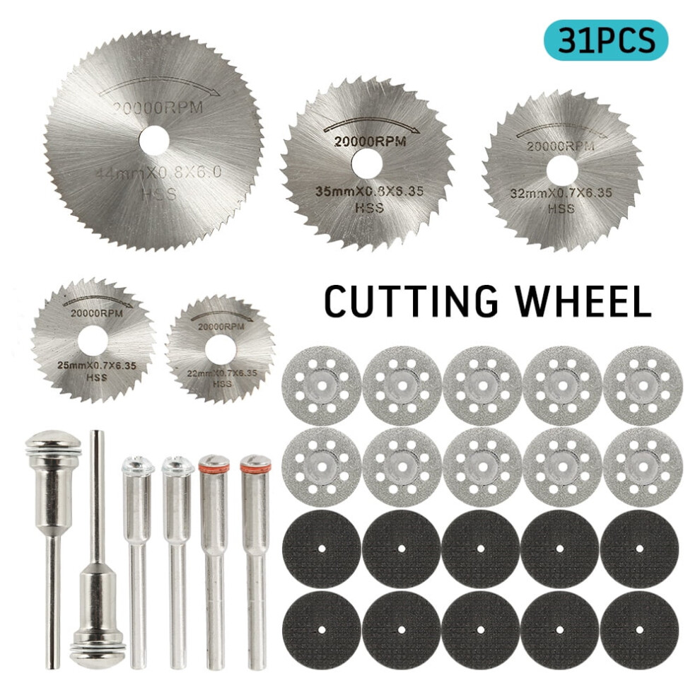 Willstar Circular Saw Blades Rotary Drill Set 31 Pcs 900881883160