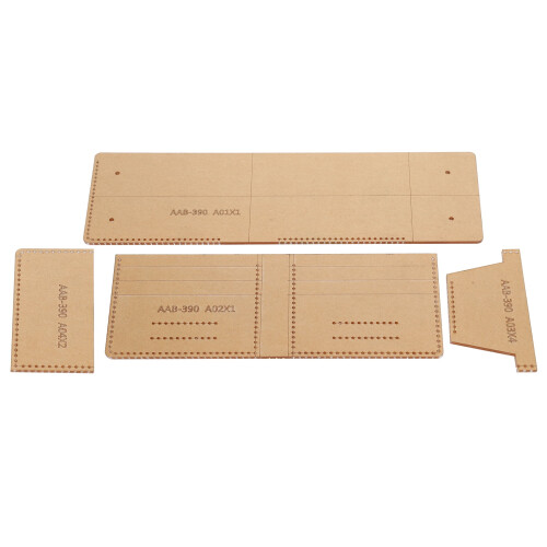 Acrylic Wallet Template Leather Craft 4 Shapes 2