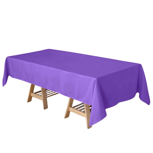Efavormart 60x102" ΜΩΒ Χονδρική Λευκά Είδη Ορθογώνια Τραπεζομάντηλα από Πολυεστέρα