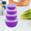 Stackable Airtight Plastic Storage Bowls with Lids, Oval Food Containers for Fridge – 4-Piece Set, Space-Saving Design 7