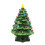Ceramic Christmas Tree with Lights Green Vintage 1