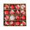 Christmas Tree Ornaments Set Red Shatterproof Balls 16 pcs 1