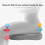 Wedge Car Seat Cushion Memory Foam 1 Pack 5