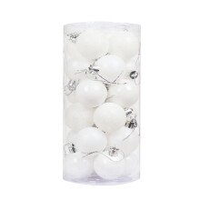 TUTUnaumb Shatterproof Christmas Ball Ornaments White 3.15