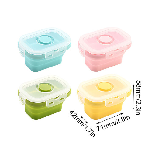 Silicone Baby Food Containers 4 Pcs 2