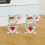 Glass Bear Ornament Valentine's Day Romantic Gift 6