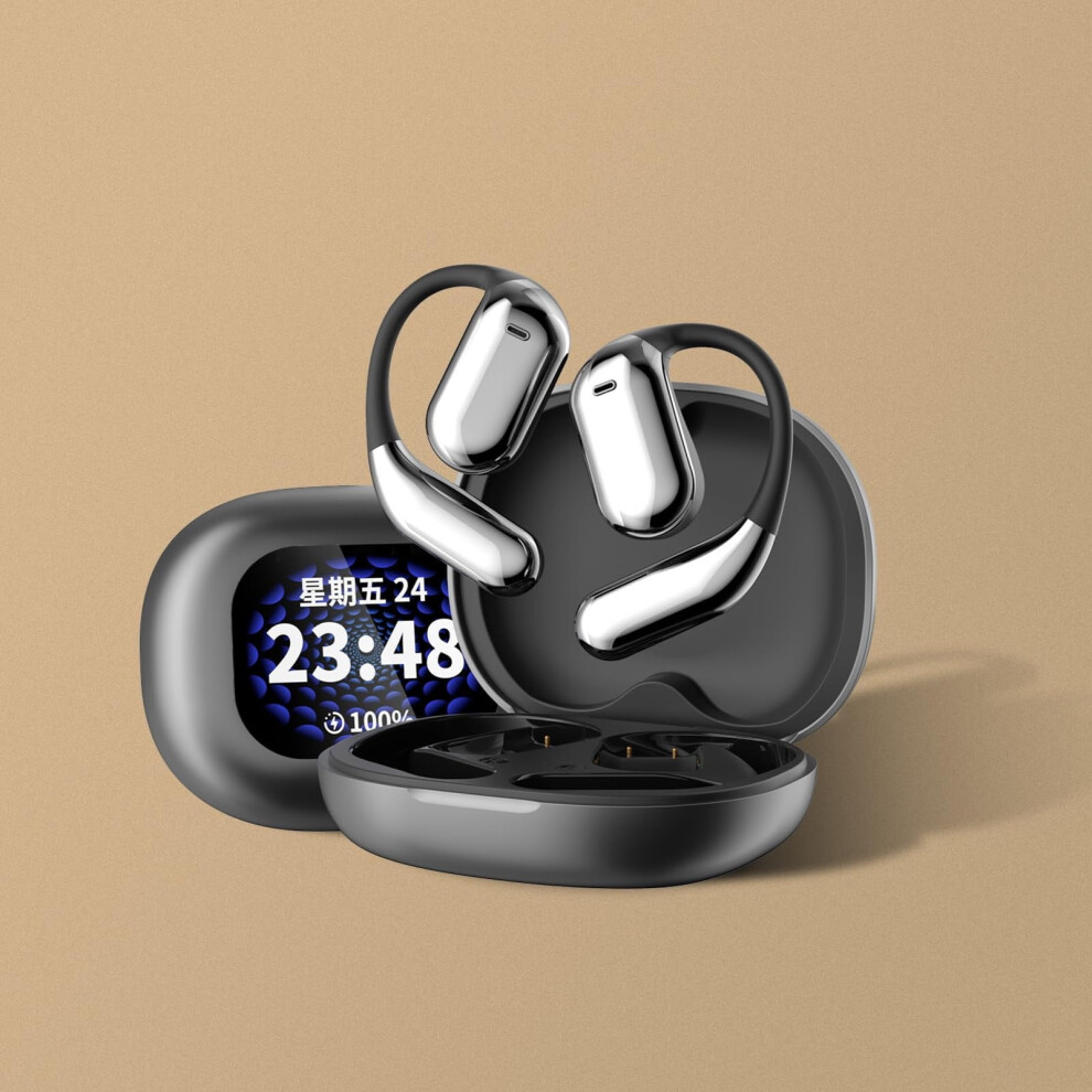 Xp2 Over-Ear Earbuds True Wireless With Led Display White/Black 940684155958