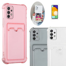 Samsung Galaxy A32 5G case grey with card slot
