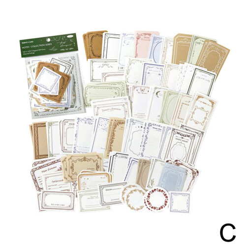 Vintage paper stickers for scrapbooking 100 pcs