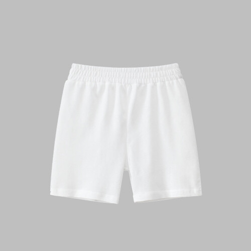 Short en jean fille été blanc uni 1 an 1