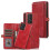 Samsung Galaxy A33 5G wallet case red 2-in-1 1