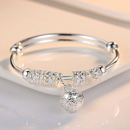 Sterling Silver Charm Bracelet 925