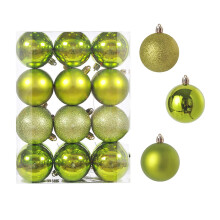 CHGBMOK Christmas Balls Ornaments Army Green 3cm 24 Pack