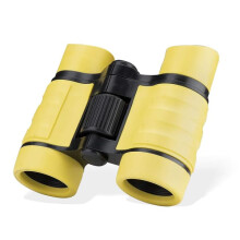 Children's binoculars 4x30 yellow compact shockproof