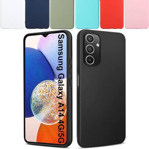 Samsung Galaxy A14 case silicone TPU red