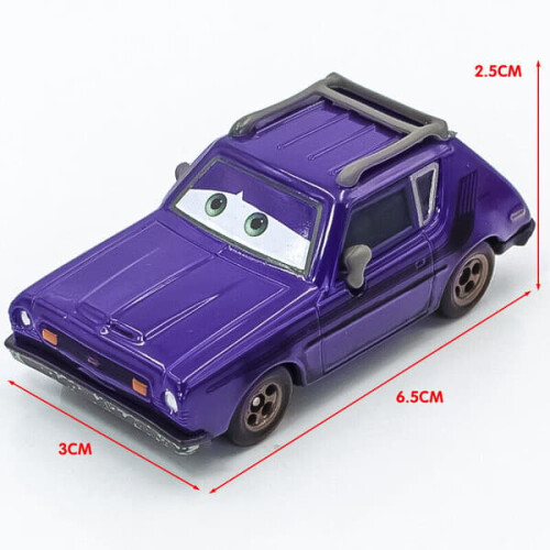 Lightning McQueen diecast car model 1:55 purple