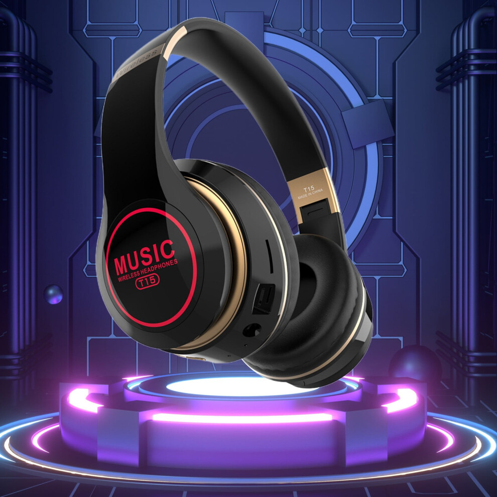 Wanfds Wireless Bluetooth Headphones Noise Cancelling Hifi 940684164578