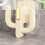 Wall-Mounted Slipper Rack with Hooks Yellow 1 Pc 1