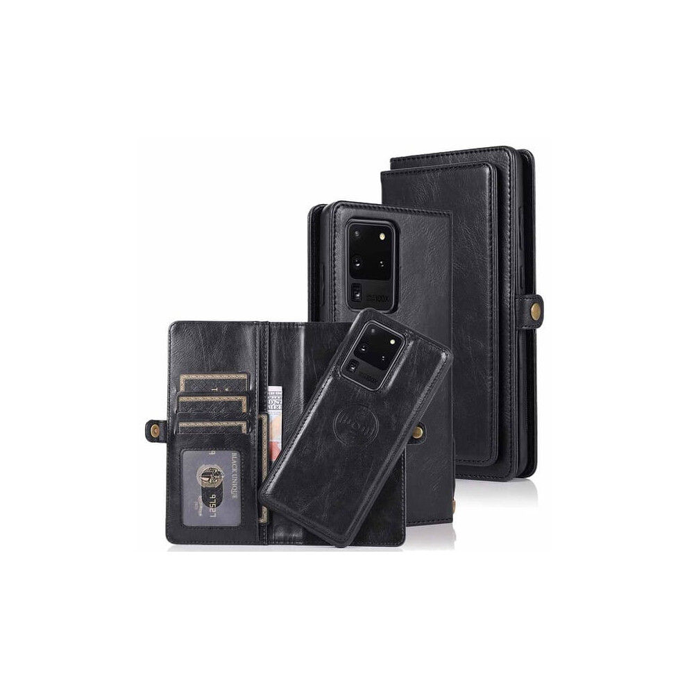 Wallet Case For Samsung Galaxy S20 Ultra Black 962029721123