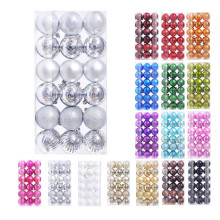 Silver Christmas Ornaments Shatterproof Balls 36 pcs 2.36