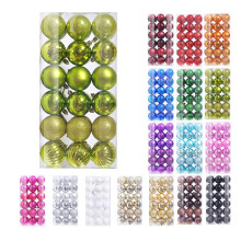 CHGBMOK Christmas balls shatterproof 36 pcs 6 cm army green