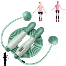 Weighted Cordless Jump Rope with 2 Balls Adjustable 3m