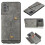 Samsung Galaxy A32 case with card holder grey 1