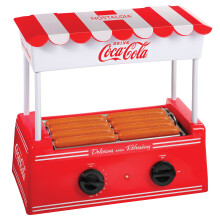 Coca-Cola hot dog roller with bun warmer 8+6