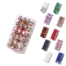 CHGBMOK Christmas ball ornaments shatterproof hot pink 36