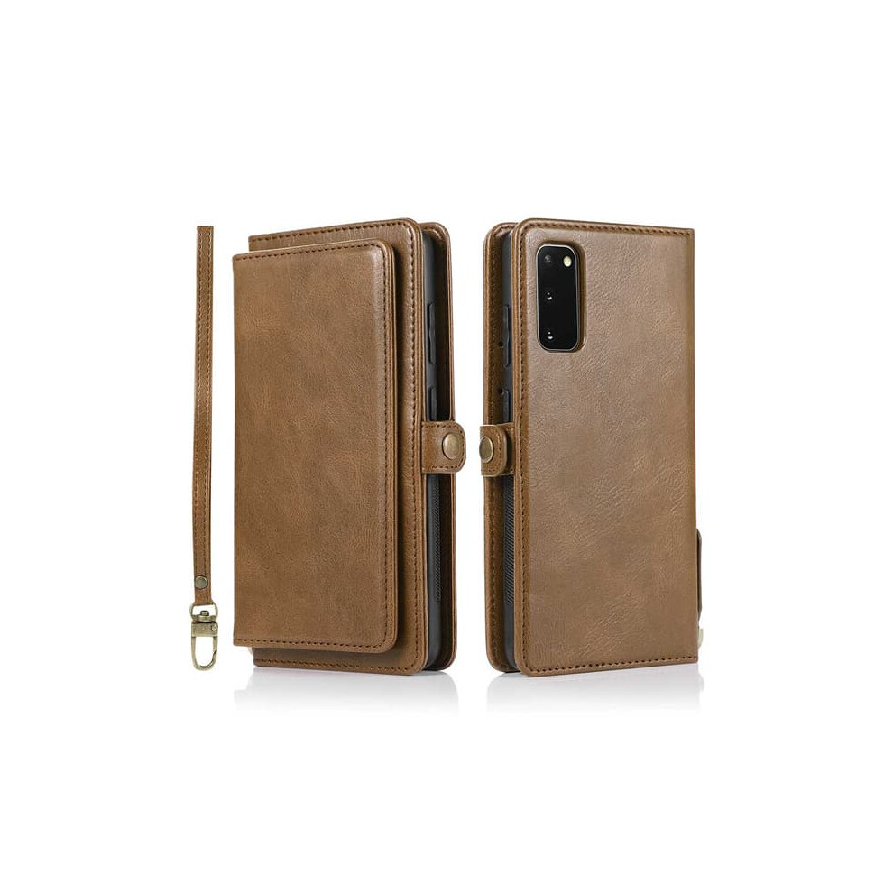 Samsung Galaxy S20 Plus Wallet Case Brown 962029721376