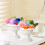 Plastkrukor i romersk stil, vitt, 2-pack 6