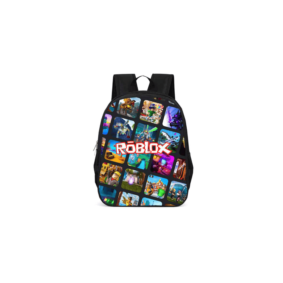 Roblox school backpack for kids with 3D pattern