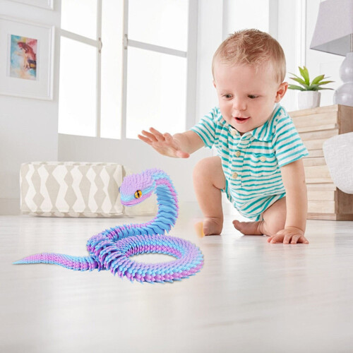 Modèle de serpent articulé imprimé en 3D 1