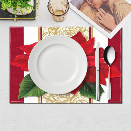Christmas placemats set of 4