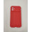 iPhone 12 case microfiber silicone red 1